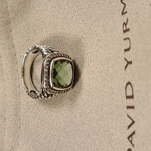 David Yurman Prasiolite Ring Size 8